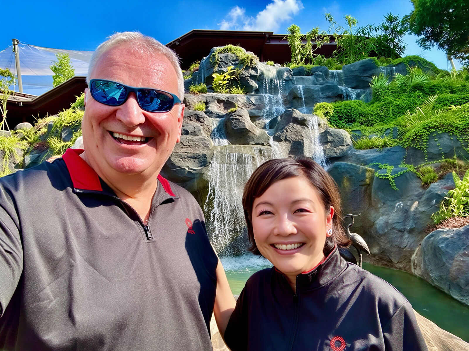 Pearlyn Phau and Ray Ferguson at Bird Paradise, Singapore, 2023