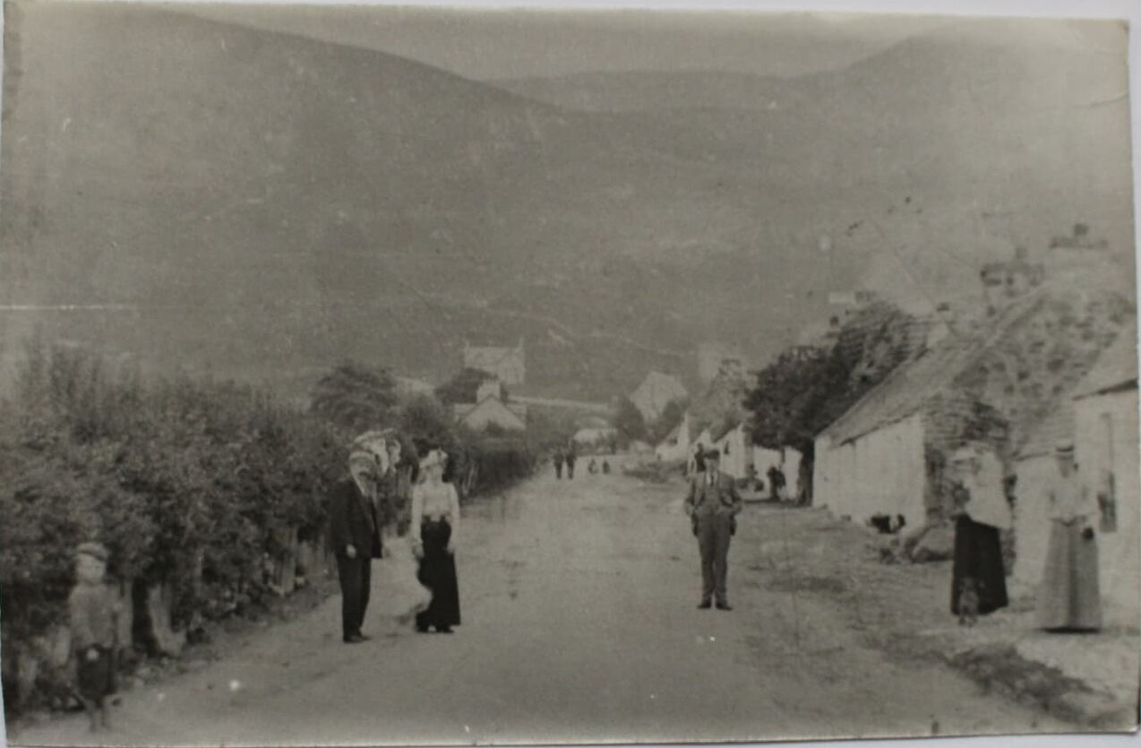 The road through West Laroch, near Glencoe, around 1890